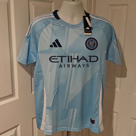 Adidas NYCFC 25/26 Home Jersey Men's Sizes S-XL Blue NWT New York City MLS - Picture 1 of 15